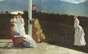 Winslow Homer The Croquet Match (mk44) oil